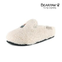 [정품인증] 270969 베어파우 베어파우(BEARPAW) 키즈 뽀글이 슬리퍼 MINDY BEAR KIDS 아이보리 K818030K