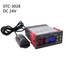 STC-1000 STC-3028 12V 24V 220V 디지털 온도 조절기 다이소 온도계 습도계 습도 컨트롤러 레귤레이터, STC-3028 24V
