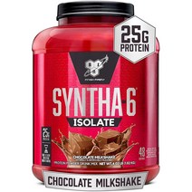 BSN 신타6 아이솔레이트 웨이 프로틴 분리유청단백질 초코맛 48 서빙 카제인 BCAA, 기본, 1개