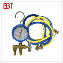 BBT 싱글 매니폴드게이지 / R-22 /R-410, R-410A용(프리미엄 호스)