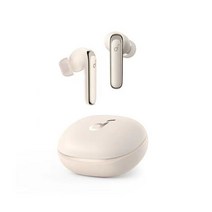 original anker soundcore life p3 tws anc 이어폰 멀티 모드 노이즈 캔슬링 헤드셋 6 마이크가있는 쿵쿵베이스 이어 버드, 오트밀 화이트