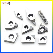 DCMT070204 CCMT DCMT SNMG VCMT APKT PCD CBN 터닝 인서트 다이아몬드 공구 CNC 선반 기계용 고경도 커팅 블레이드, 07 VCMT160404_01 PCD_01 1pcs