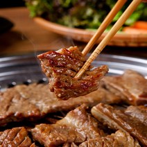 아름다운정성 국산돼지갈비 고기 붙이지 않은 진짜 양념돼지갈비 맛있는 국내산 캠핑 고기세트 수제 돼지왕갈비 1.5kg, 1팩