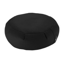 Hugger Mugger Zafu 명상 쿠션 (포피), Black