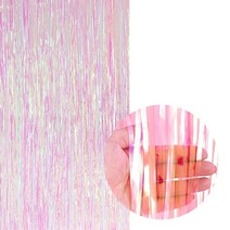 기타 바보사랑[파티팡]파티은박커튼 [폭1m/높이2m] 홀로그램 연핑크 _partypang