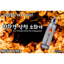 네지몰 국산 소화기 차량용 캠핑용 휴대용 소화기, 레드색상, 1개