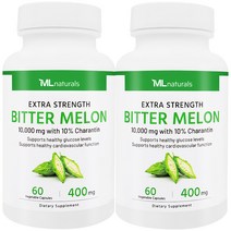 [미국빠른직구] 마이라이프 내추럴스 비터 멜론 여주 400 mg 60정 2병