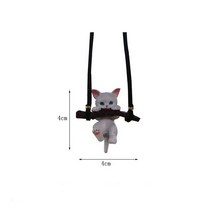 차량용 점프스타터 에어펌프 보조배터리 자동차 펜던트 장식품 애니메이션 하트 귀여운 얼굴없는 남자 액세서리 인테리어 백미러 장식 매다는, [02] B