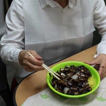 아르시안 1000매 일회용 부직포 위생 앞치마, 기본형(블랙)