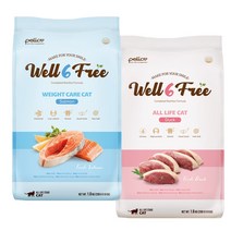 펠리코 웰6프리 캣 1.8kg 연어 오리 고양이 사료 체중 요로 관리 6free, 오리 올라이프 캣 1.8kg