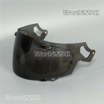 오토바이 헬멧 바이저 ARAI RX7X 에 적합 풀 페이스 스크래치 방지 윈드 실드 고글 모토 액세서리 부품 렌즈, 1.Dark Black