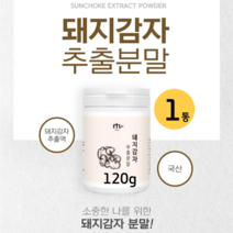 네투랄 돼지감자 추출물 추출 건강 분말 가루 파우더 국산 국내산 뚱딴지 뿌리채소 수용성 식이섬유 이눌린 120g, 1통