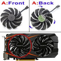 새로운 t129215su 87mm 쿨러 팬 교체 기가바이트 geforce gtx 1050 1050ti 1060 1070 1070ti g1 radeon rx 570 580 470 게, CHINA_T129215SU A