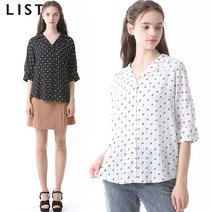 리스트 리스트 플루이드 드롭숄더 셔츠