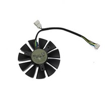 그래픽카드 글카 T128010BH 75mm DC 12V 0.25A 쿨러 팬 채굴 게임용, 02 1PCS