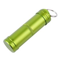 타임캡슐 편지 에그타임캡슐밀폐 방수 보관 용기 건조 상자 봉인 병 케이스 알약 캡슐 포브 응급 의학 매, 01 Green