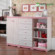 토티 워시 주니어 수납장풀세트, 워시블루