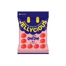 롯데 젤리셔스 구미당기는구미 딸기맛 66gx12개, 66g, 12개입