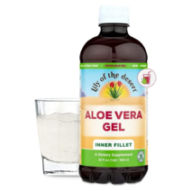 릴리 오브 더 데저트 99% 알로에 베라젤 오가닉 946ml Lily Of The Desert Aloe Vera Gel 32Fl_Oz, 상세내용참조, 없음, 없음