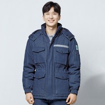 파브 겨울 청작업복 상의 하의 방한복 정비복 용접복, 2XL(105)