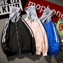 가바바 남성 빅사이즈 힙합후드집업 색감이 이쁜 포인트 후드집업 G10311