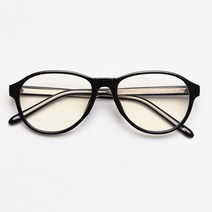 스타일호른 레트로 보잉 투명 뿔테 안경테 C9016