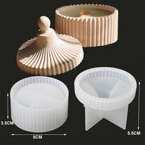 레진몰드 레진트레이몰드 DIY 둥근 양초 항아리 실리콘 금형 화분 석고 콘크리트 저장 상자 홈 장식 만들, 01 A-01