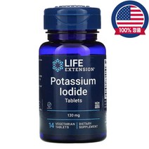 라이프익스텐션 포타슘 요오드 130mg 14태블릿, 130mg 14정, 1개
