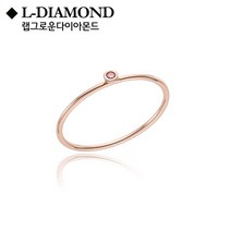 로이드 로이드 L-DIAMOND Dark Blue 4프롱 스키니링 LRF22159D SB2