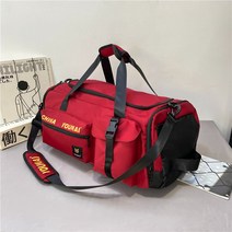 배낭 여행을 스키 백을 어깨 남자 복식 이 여 대용량 분리해 농구 수영 헬스 운동 가방 가방 건습., 레드