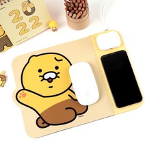 카카오프렌즈 춘식이 무선 충전 마우스 패드 고속 충전 가능, 구매수량, 1개