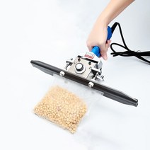 스킨포장기 220V 110V 전동 핸드 임펄스 실러 전문 씰링 기계 20/30/40cm 길이 펜치 호일 백 복합 필름 전기, [03] 영국 플러그, [03] Seal length 0-400mm, [02] 110V