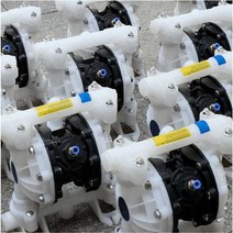 에어공압다이아프램펌프 스테인리스 압축기 QBY-25, QBY25PP 플라스틱  테플론 F46