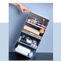 네모모 리빙박스 수납정리함 정리함 수납박스 펜트리 옷정리 속옷정리 플라스틱박스 옷수납 서랍정리 옷장정리 칸막이 투명 미니서랍 다용도 다이소 슬라이딩 화장대정리, 중형, 화이트