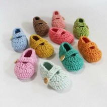 [천삼백케이] [러브컨츄리] (DIY)아기덧신(버튼용) 만들기, 핑크