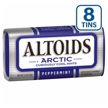 알토이즈 아크틱 쿨 페퍼민트 캔디 34g 8개 Altoids Arctic Peppermint Mints 1.2oz Pack of 8