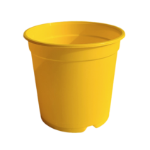 컬러 플라스틱 화분걸이 행잉포트 [독일산 / 국산 화분걸이], 노랑, 화분