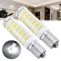 배기후드 교체 수리 LED 전구 E14 7W 주방 레인지 후드 굴뚝 냉장고 쿠커용 옥수수 램프 교체 1/2 개