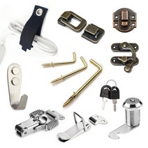 아이베란다 벽옷걸이 벽걸이 벽면 후크 모자 걸이 행거 고리 훅 가구선반, 고리/잠금, 01.앞장식 버클 잠금고리(골드)