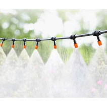 자동 급수 장치 분무기 급수 원예 조경 쿨러 하우스, 5미터 912 파이프 + 5 세트