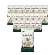 허닭 속보이는 얇은피 닭가슴살 만두 180g, 20개