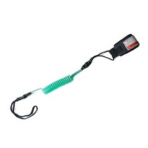 서핑 SUP LEASHES 코일 코일 TPU 서핑 보드 발목 스트랩 서핑 액세서리 스탠드 업 패들 보드 핸드 로프 서핑 보드 가죽 끈, 녹색