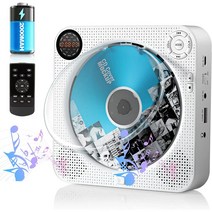 FELEMAN 벽걸이형 CD 플레이어 LED 스크린 블루투스 기능, 블루투스 CD 플레이어