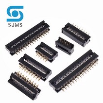 수플러그 IDC 소켓 커넥터 2.54mm 피치 1.27mm 플랫 리본 케이블 와이어 FD-6 8 10 16 20 30 40/50 핀 6p, 09 26 마력