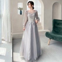 더 아름다운 이브닝 드레스 브라이덜 샤워 세미 스냅 결혼 웨딩 촬영 사진 파티 복 ootd 2023년 신인 자매 그룹 들러리 드레스 렌탈 여름 대형 시니어 틈새 예술 시험 연례회 이브닝 드레스 렌탈