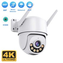 무선홈캠 강아지홈캠 PTZ카메라 IP카메라 홈캠 펫캠 스마트 홈 야외 와이파이 감시 모니터 8MP 4K 5MP 스피드 돔 자동 추적 iCsee, 2.1080P NO SD Card  미국 플러그