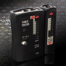 절선/합선체크용 케이블 테스터기(RJ45/11/12) 통신 멀티 샵 자재 랙 설비