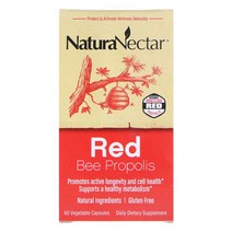 Naturanectar 100% 브라질 레드비 프로폴리스60정 Aa15392 세계적 톱상품 해외 직구상품