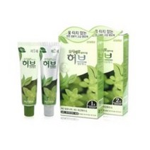 오시제로 칼라크림 옻 타지 않는 염모제/염색약 허브성분 함유, 1호 자연흑갈색, 1개