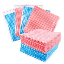 KP 비스코스 물결행주 대(포장100P) 홍보 판촉 행사용, 부스트워크 1, 부스트워크 블루-완포장